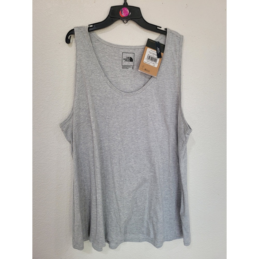 The North Face Womens Plus Terrain Tank Grey Heather Slim Fit 2X NEW #25